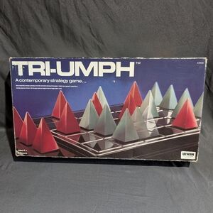 Tri-umph Board Game Complete #43100 Vtg 1989 Irwin Bilingual HTF